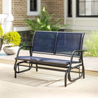 Outsunny 2-Person Outdoor Glider Bench, Patio Double Swing Rocking Chair - Image 9