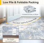 RELEANY Washable 9'x12' Abstract Area Rug - Image 8