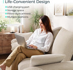 LINSY HOME Oversized Sectional Sleeper Sofa - Image 6