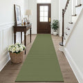 KOZYFLY Cotton Runners Rugs for Hallway 2.5'x10', Washable Runner Rug, Woven by KOZYFLY