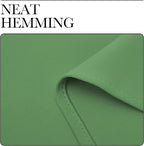 NICETOWN Kitchen Curtains, Short Blackout Drapes, Froest Green, Thermal - Image 6