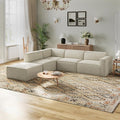 Novilla 109" Modular Sectional Sofa, No Assembly Cloud Sectional Couch by Novilla