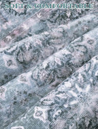 SERISSA 2'6"x8' Washable Non Slip Floral Boho Runner Rug - Image 4