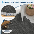 GarveeHome Scalloped Washable Rugs 9x12 Area Rug - Image 6