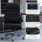 Executive Office Chair Adjustable Leather Chair, High Back Swivel Office Desk - Image 7