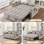 70” 3-in-1 Convertible Sofa Bed Couch - Image 8