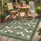 4x6 Covered Outdoor Patio Rug by Othilic