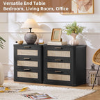 LEYAOYAO Rattan Night Stand Set of 2 - Image 4