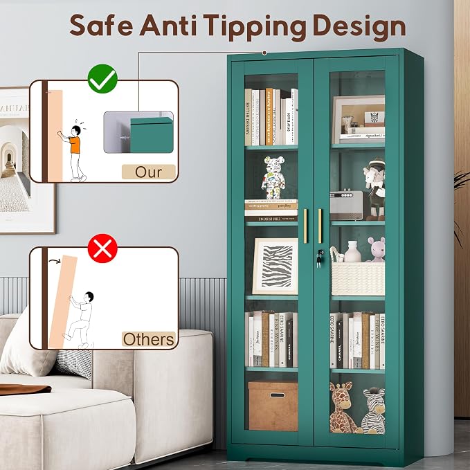 UNICOLY Lockable Display Cabinet - Image 5