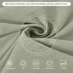 DREAMINGO Sofa Covers Washable Thick Chenille Couch Cover - Image 4