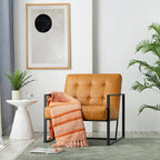 Glitzhome Mid Century Modern Accent Chairs Set of 2, Modern Living Room Chairs - Image 7