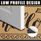 Yimobra Welcome Mats for Front Door 29.5x17, Heavy Duty Waterproof Outdoor Door - Image 4