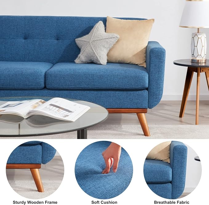Kingfun 65" W Loveseat Sofa - Image 6