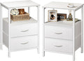 Huuger Night Stand Set of 2, Nightstand by Huuger
