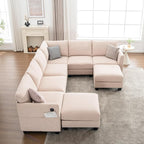 122.8" Large Sectional Couches for Living Room, 6 Seater L Shaped Modular - Image 9