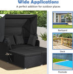 Tangkula Patio Rattan Daybed - Image 8