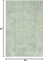 nuLOOM Jeni Green Checkered Washable Area Rug - Image 2