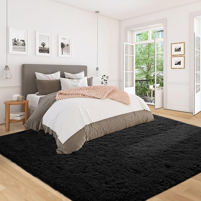 5x8 Area Rug for Living Room: Fluffy Shag Soft Washable Rugs Fuzzy Plush Indoor - Image 6