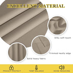 NICETOWN Kitchen Short Blackout Curtain and Drape - Image 2