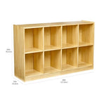 Amazon Basics Block Storage Cabinet, Backpack Organizer Shelf, 8 Compartment - Image 2