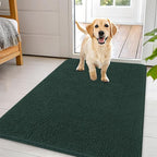 OLANLY Dog Door Mat for Muddy Paws 44x32, Super Absorbent Chenille Mud Mat | by OLANLY