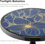 Homes: Inside + Out Halric Modern 24" Tall Round End Table - Image 4