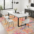 5x7 Area Rug Living Room: Modern Washable Soft Carpet Galaxy Haze | - Image 8