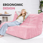 Bean Bag Loveseat Chair Big Sofa Beanbag Chair - Image 4