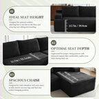 96" Sectional Couches for Living Room Cloud Couch Sofa - Image 6