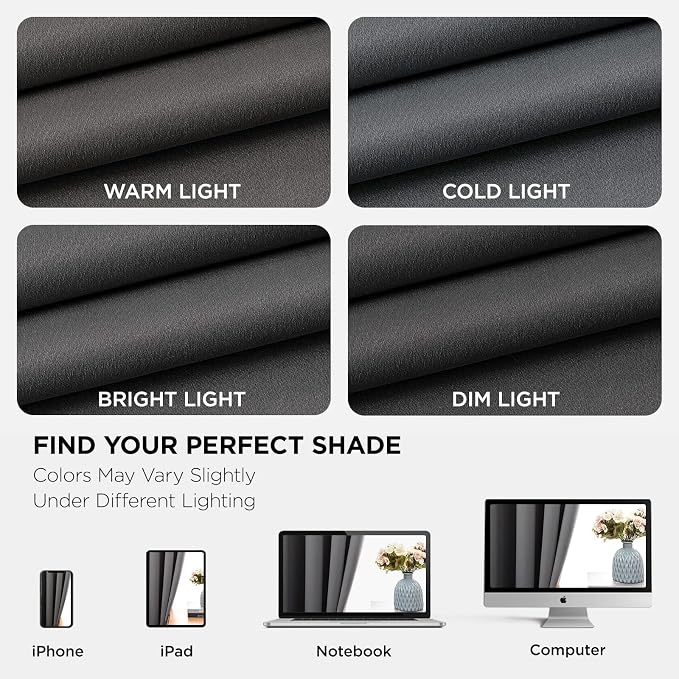 Joydeco Long Blackout Curtains for Bedroom & Living Room 120 Inch 2 Panels | - Image 7