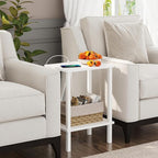 TUTOTAK End Table with Charging Station, Small Side Table with Outlets - Image 4
