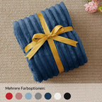 BEDELITE Ribbed Fleece Throw Blanket - Image 6