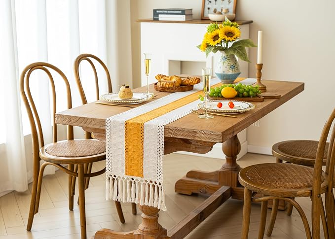 FEXIA Boho Table Runner for Summer Home Decor - Image 4