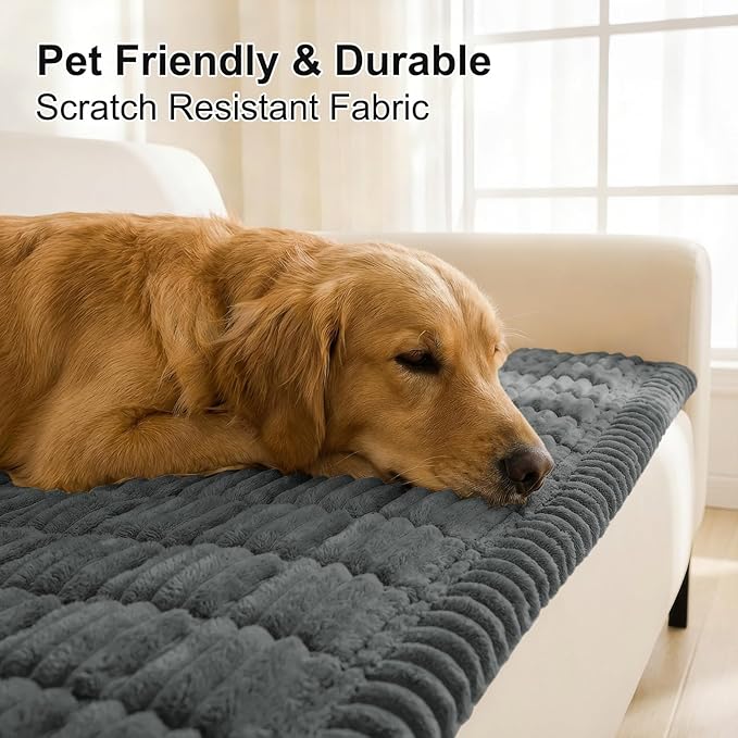 Smiry Couch Cover for Dogs, Non Slip Washable Sofa Protector for Pets | Soft - Image 3