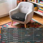Hokway Couch Cushion Covers Stretch Cushion Covers Sofa Seat Cushion Slipcover - Image 3