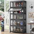 Display Cabinet with Acrylic Glass Doors 67.7'' Tall Curio Cabinet by Unknown