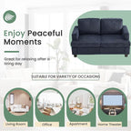 YOUDENOVA Sofa, 63” Comfy Loveseat Sofa - Image 5
