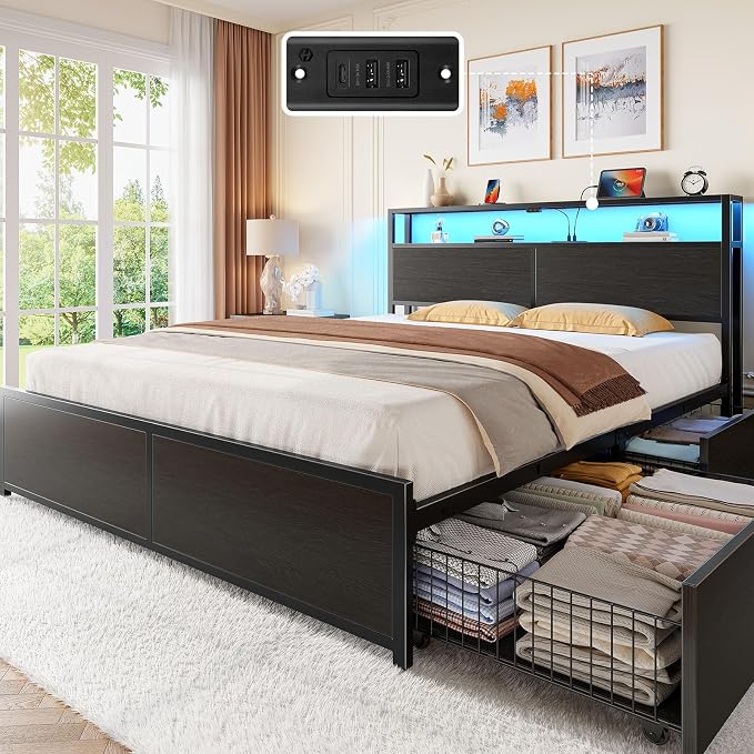 Rolanstar Full Size Bed Frame - Image 8