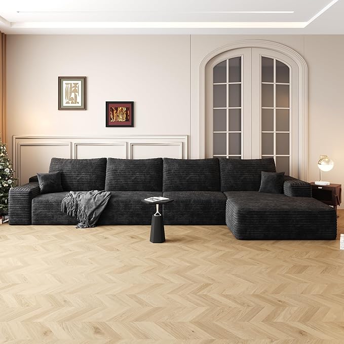 AUGOP 136" Sectional Couches for Living Room Modern Modular Sofa by AUGOP