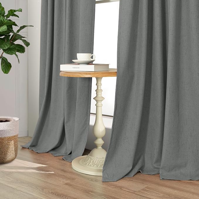 Linen Textured Black Out Blinds - Image 8