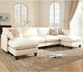 Ihanherry 139" U-Shaped Modular Sectional Couch, Oversized Cloud Sofa by iHanHerry