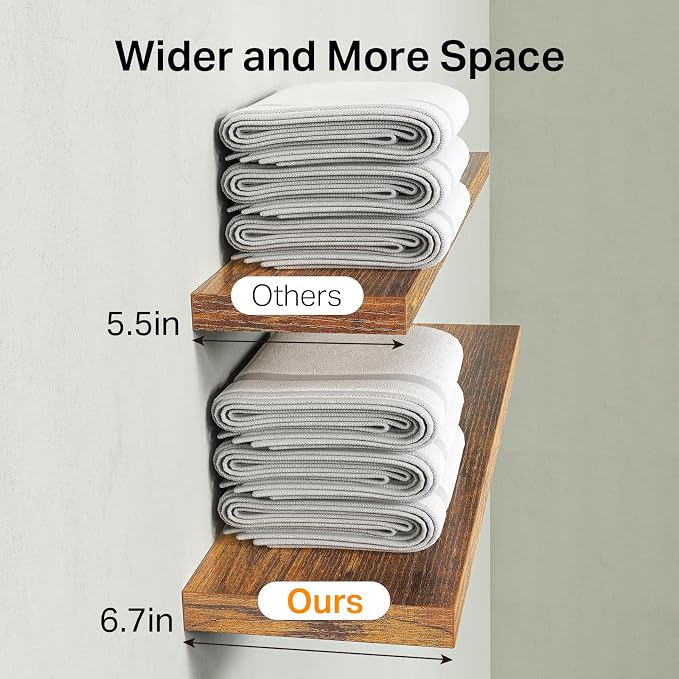 BAYKA Bathroom Floating Shelves - Image 7