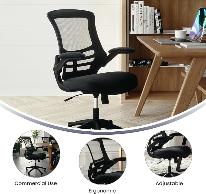 Flash Furniture Kelista Mid-Back Swivel Office Chair - Image 5
