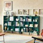 LEYAOYAO 10 Cube Bookshelf, 3 Tier Modern Wide Bookcase - Image 8