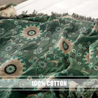 LUTBM Boho Throw Blanket for Bed 100% Cotton Ultra Soft Rustic Quilt Summer - Image 7