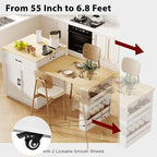 Kitchen Island with Extendable Dining Table - Image 7