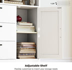 IRONCK Bookshelf, 70.9 Inch Tall Bookcase, 3-Tier Bookshelves - Image 6