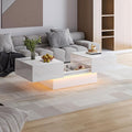 White Marble Modern Coffee Table by Kurufurt