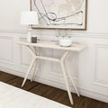 Plank+Beam Verso Console Table, 46 Inch Solid Wood Modern Sofa Table, Narrow by PlankBeam