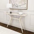 Plank+Beam Verso Console Table, 46 Inch Solid Wood Modern Sofa Table, Narrow by PlankBeam
